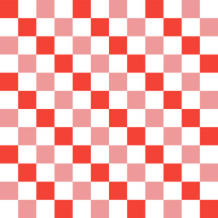 Red checker pattern. checker seamless pattern vector. checker pattern. Decorative elements, floor tiles, wall tiles, bathroom tiles, swimming pool tiles.