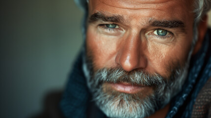 Fototapeta premium portrait of inspired man