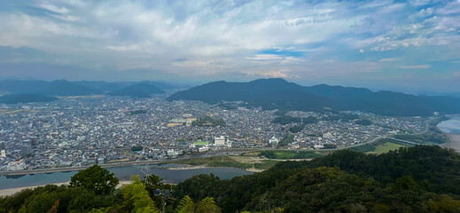 岐阜 金華山からの風景