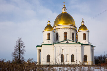 Fototapeta na wymiar Holy Trinity Cathedral in Morshansk