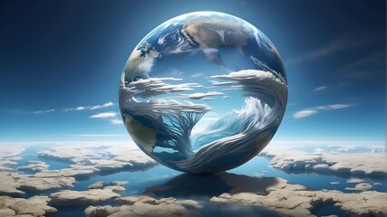 Exploring the Shapes Without Air, Shapes Explored Without Air, Exploring Earth's Shapes Without Air, Exploring Our Planet's Forms Without Air, Exploring Shapes Sans Air.