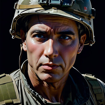 Portrait of a Soldier 07