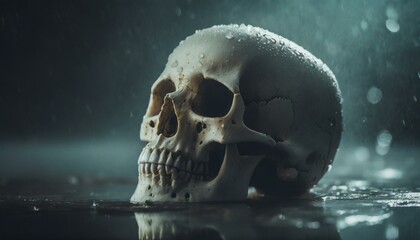 skull with interesting light and shadow