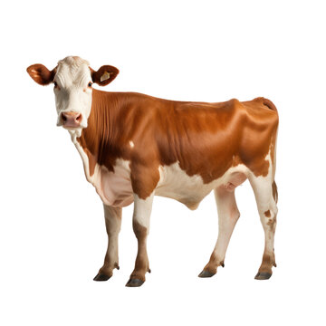 cow isolated on transparency background PNG