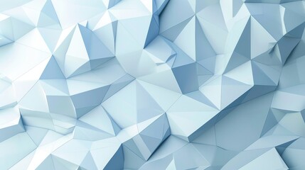 Obraz premium Explore a modern geometric 3D mosaic graphics lowpoly template as an abstract backdrop. Ai Generated.