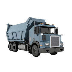Garbage Truck PNG Cutout, Generative AI