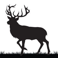 Silhouette of a DEER Illustration 