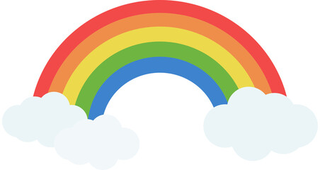 무지개 rainbow 일러스트