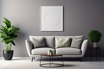 ideas for arranging a family or guest room with sofas, lamps, potted ornamental plants, tables that are simple and minimalist but still give the impression of being clean and elegant.
