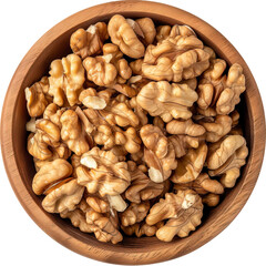 Walnut Kernel, dry goods, kernel, nuts isolated on transparent background. PNG