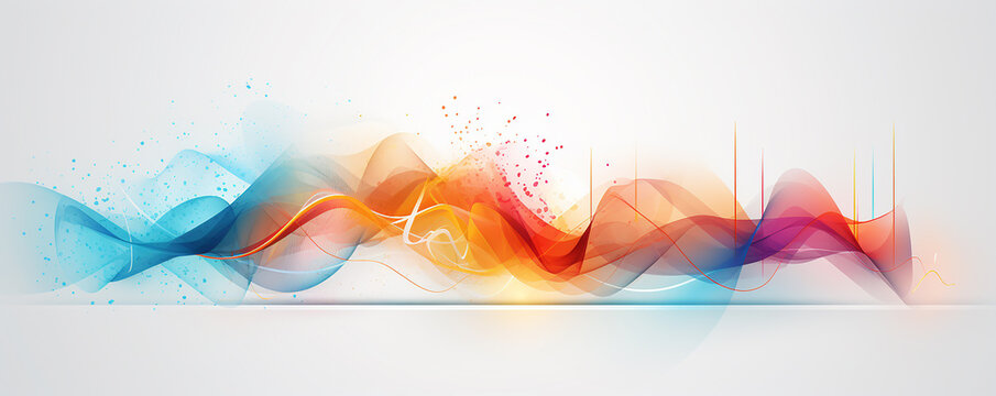 Dynamic Waveforms Abstract Vector Composition with Motion and Sound Elements