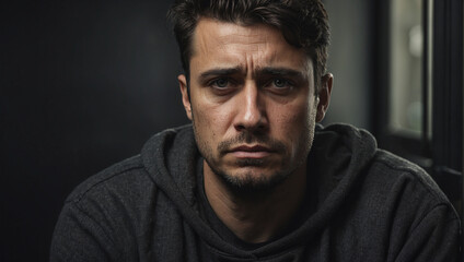 Obraz premium sad_man