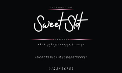 Elegant Signature Typeface - Modern Handwritten Font Design