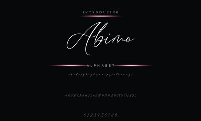 Handwritten Signature Script - Elegant Font Design