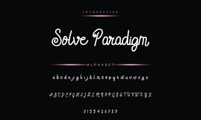 Elegant Handwriting Font - Modern Signature Script Design
