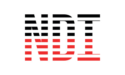 NDI three initial letter iconic line negative space minimal logo design vector template. monogram, abstract, wordmark, business, typography, minimalist, brand, company, flat, modern, unique, simple