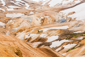 Scenic Textured Mountains