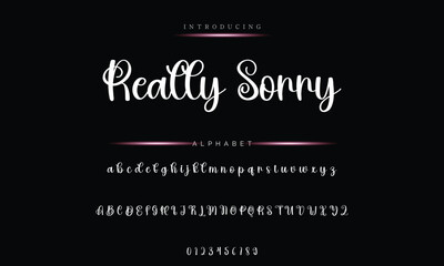 Signature Script Font - Elegant Handwritten Typography Design