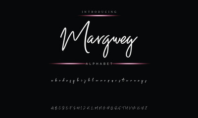 Signature Script Font - Elegant Handwritten Typography Design