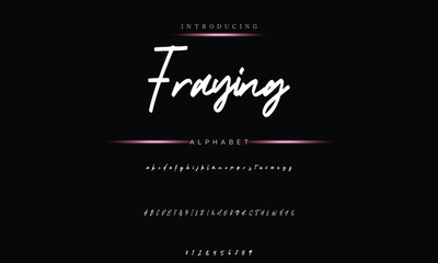 Signature Script Font - Elegant Handwritten Typography Design