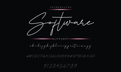 Luxury Signature Font - Handcrafted Calligraphy Typeface