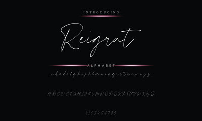 Luxury Signature Font - Handcrafted Calligraphy Typeface