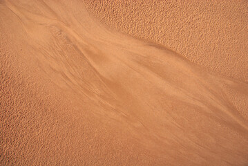 Sand pattern after rain