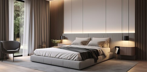 ideas for arranging bedrooms and rooms, simple bedroom lamps, minimalist but still giving the impression of being clean and elegant
