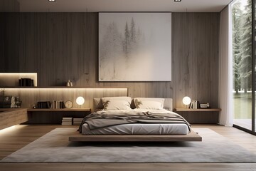 ideas for arranging bedrooms and rooms, simple bedroom lamps, minimalist but still giving the impression of being clean and elegant