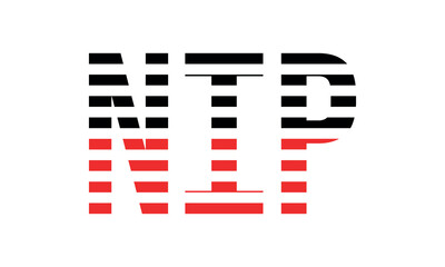 NIP three initial letter iconic line negative space minimal logo design vector template. monogram, abstract, wordmark, business, typography, minimalist, brand, company, flat, modern, unique, simple