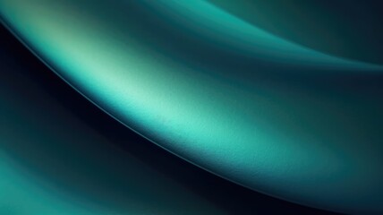 The abstract background of metal texture with empty space in cool blue and green colors. 3D illustration of exuberant. generative AI