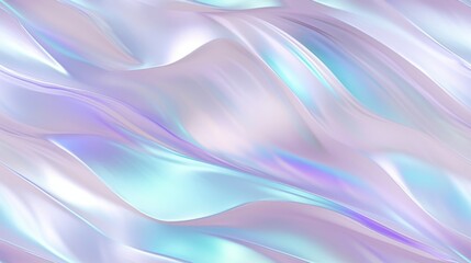 Abstract holographic wavy seamless background, vibrant digital art concept.