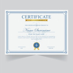 Editable Retro Classic Vector Certificate Design