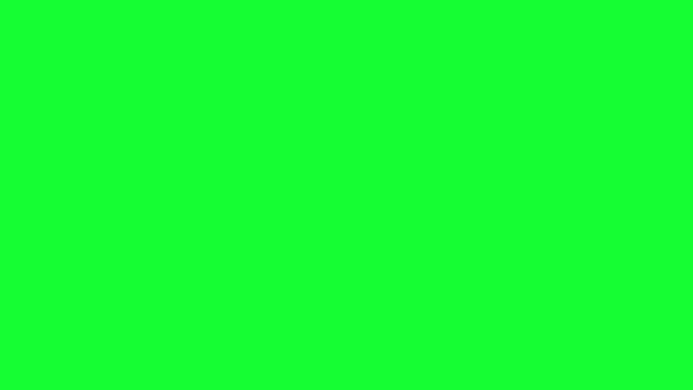 Laser Beam Impact with Ripple Effect on Green Screen