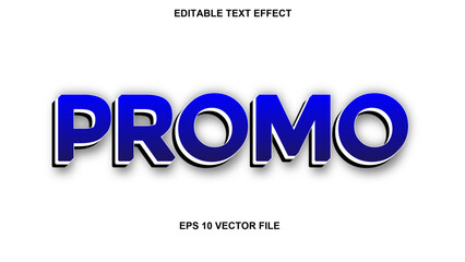 promo smooth editable text effect. smooth text effect style 3d, headline, font, customizable, bold, typography, premium, marketing