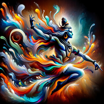 Maha Shivratri Lord Shiva Artwork, Mahadev illustration