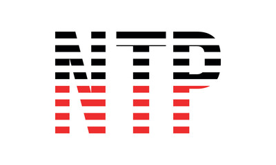 NTP three initial letter iconic line negative space minimal logo design vector template. monogram, abstract, wordmark, business, typography, minimalist, brand, company, flat, modern, unique, simple