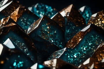  A super-realistic depiction of a mineral stone, employing flawless lighting to capture the fine details, vibrant hues, and captivating crystalline structures in high-definition clarity 