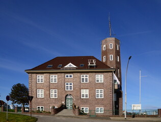 Historical Building at the North Sea in the Town Cuxhaven, Lower Saxony