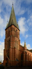 Fototapeta na wymiar Historical Church in the Town Papenburg, Lower Saxony