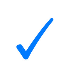 blue check mark icon