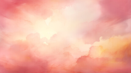 background of red watercolor cloud painting