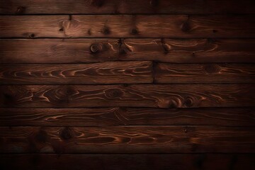 Dark brown wooden background with high resolution. Top view Copy space