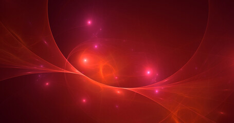 3D manual rendering abstract colorful fractal light background