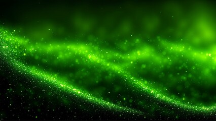 Abstract green sparkle glitter banner texture 