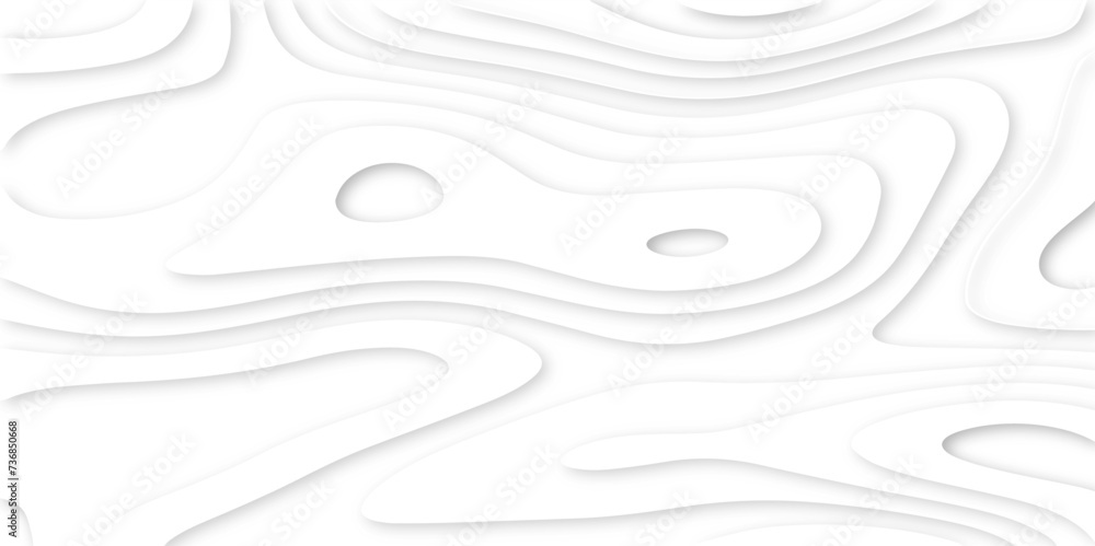 Poster abstract paper carve template. abstract colorful 3d papercut topography relief vector background ill