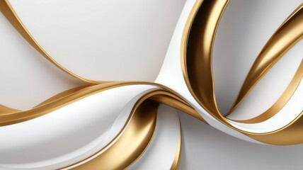 Abstract modern background with white and gold colors