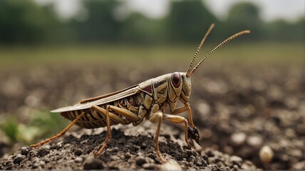 Fototapeta premium Professional Insect Photography: Stunning Shots of Bugs, Insects, and Micro Creatures in Their Natural Habitat