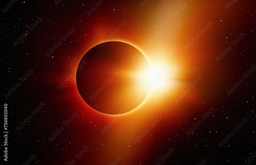 Poster solar eclipse 