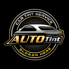 auto tinting logo template